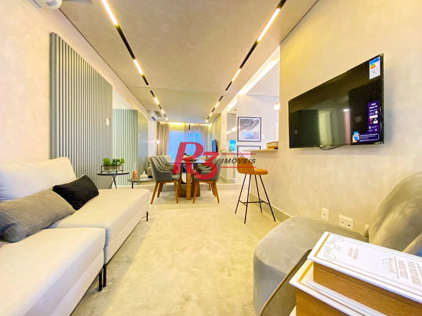 Apartamento com 2 dormitórios à venda, 82 m² por R$ 890.000,00 - Aparecida - Santos/SP