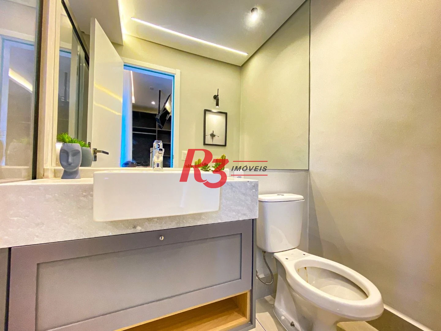 Apartamento com 2 dormitórios à venda, 82 m² por R$ 890.000,00 - Aparecida - Santos/SP