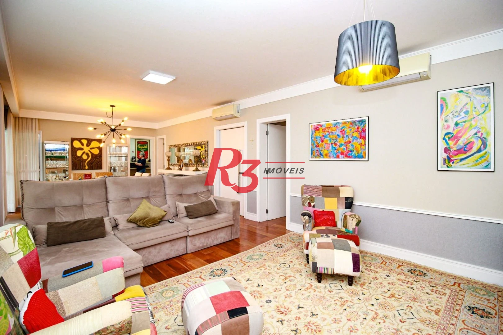 Apartamento com 3 dormitórios à venda, 189 m² - Ponta da Praia - Santos/SP