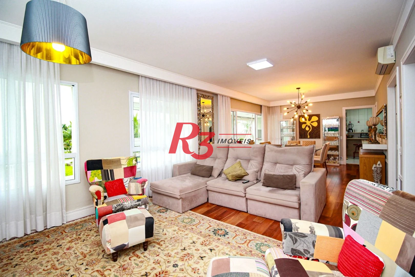 Apartamento com 3 dormitórios à venda, 189 m² - Ponta da Praia - Santos/SP
