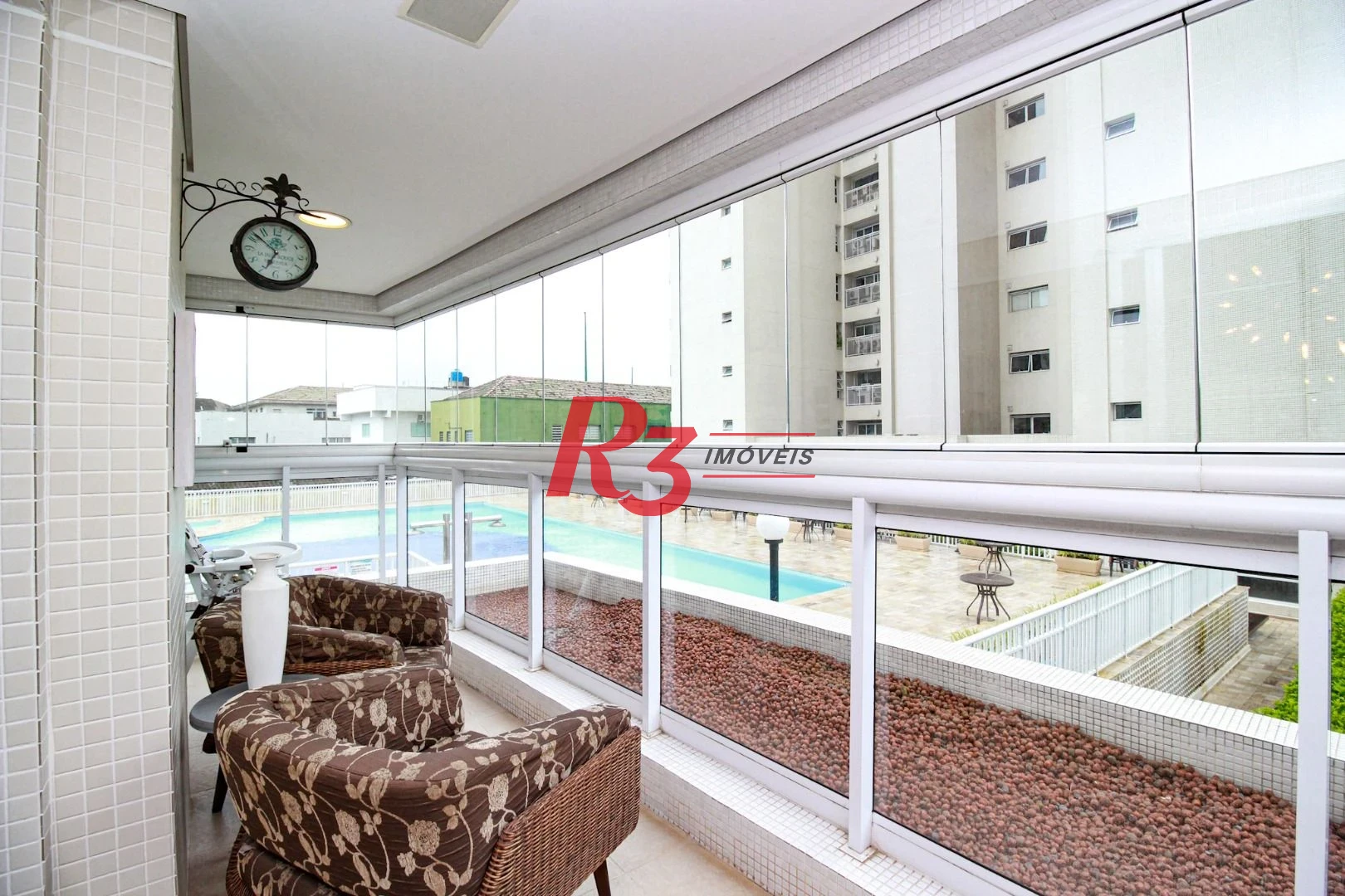 Apartamento com 3 dormitórios à venda, 189 m² - Ponta da Praia - Santos/SP
