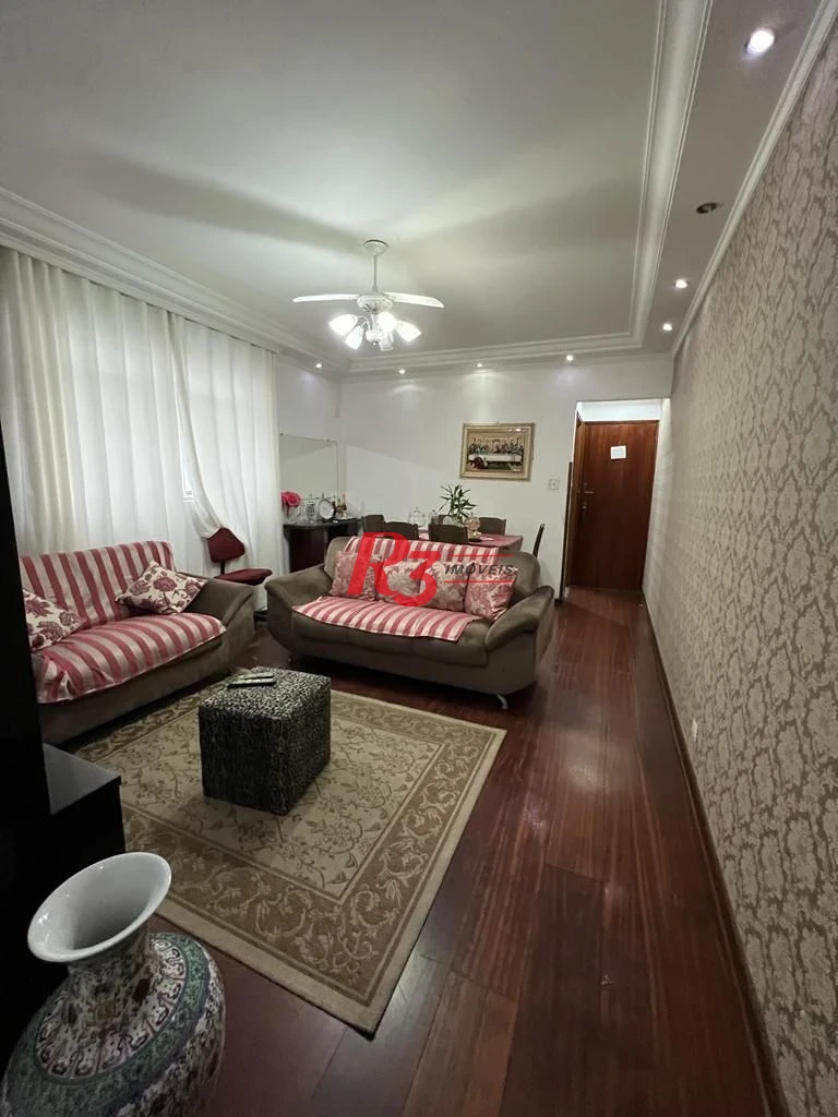 Apartamento à venda, 125 m² por R$ 530.000,00 - Embaré - Santos/SP