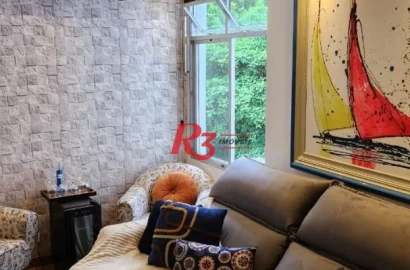 Apartamento com 1 dormitório à venda, 50 m² - Itararé - São Vicente/SP