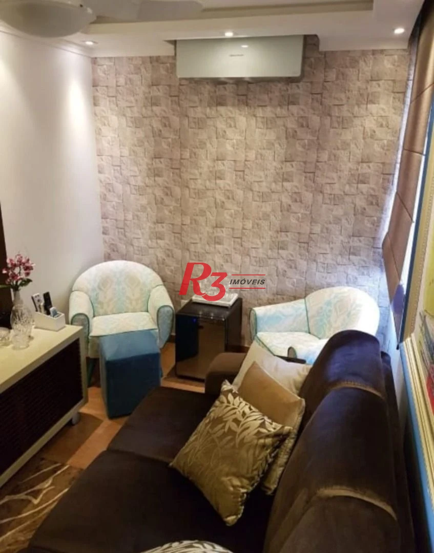 Apartamento com 1 dormitório à venda, 50 m² - Itararé - São Vicente/SP