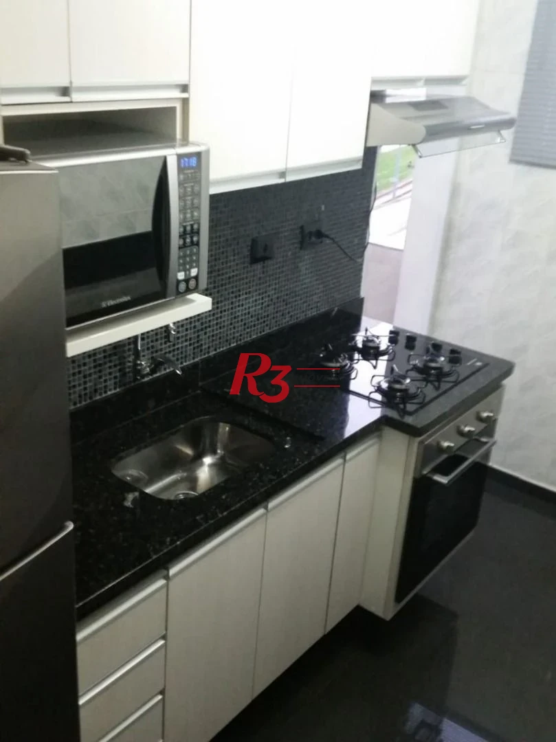 Apartamento com 1 dormitório à venda, 50 m² - Itararé - São Vicente/SP