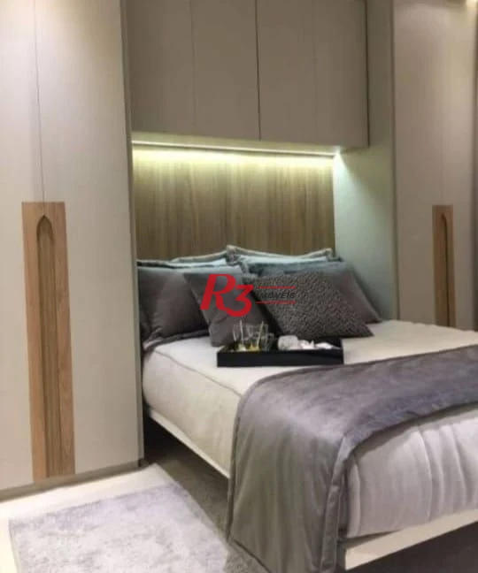 Apartamento com 1 dormitório à venda, 50 m² - Itararé - São Vicente/SP