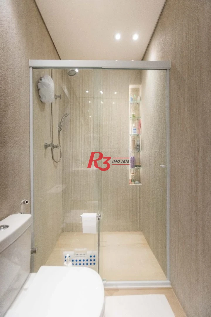 Apartamento com 1 dormitório à venda, 106 m² por R$ 2.200.000,00 - Aparecida - Santos/SP