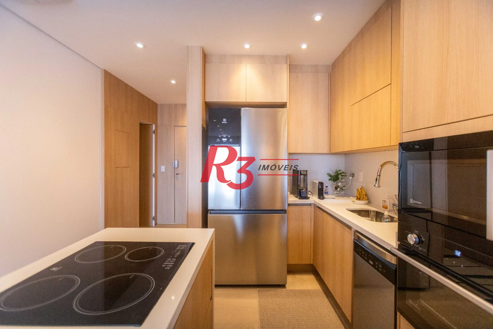 Apartamento com 1 dormitório à venda, 106 m² por R$ 2.200.000,00 - Aparecida - Santos/SP