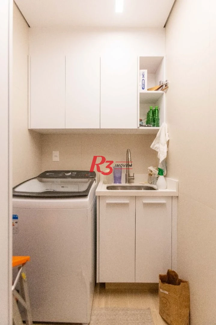 Apartamento com 1 dormitório à venda, 106 m² por R$ 2.200.000,00 - Aparecida - Santos/SP
