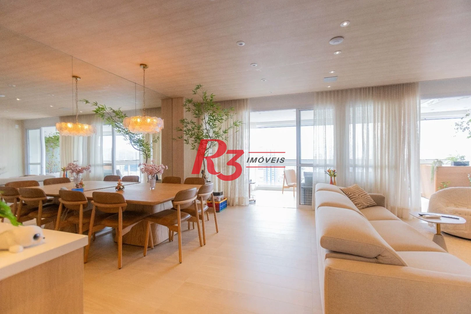 Apartamento com 1 dormitório à venda, 106 m² por R$ 2.200.000,00 - Aparecida - Santos/SP