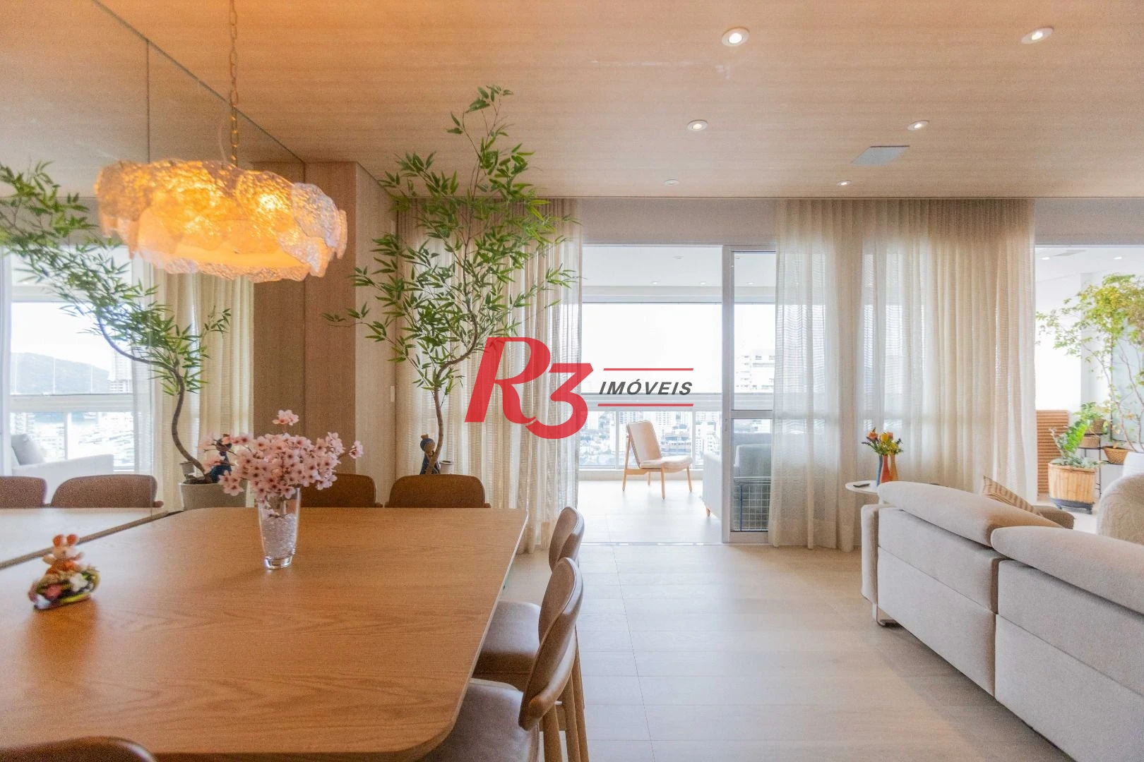 Apartamento com 1 dormitório à venda, 106 m² por R$ 2.200.000,00 - Aparecida - Santos/SP