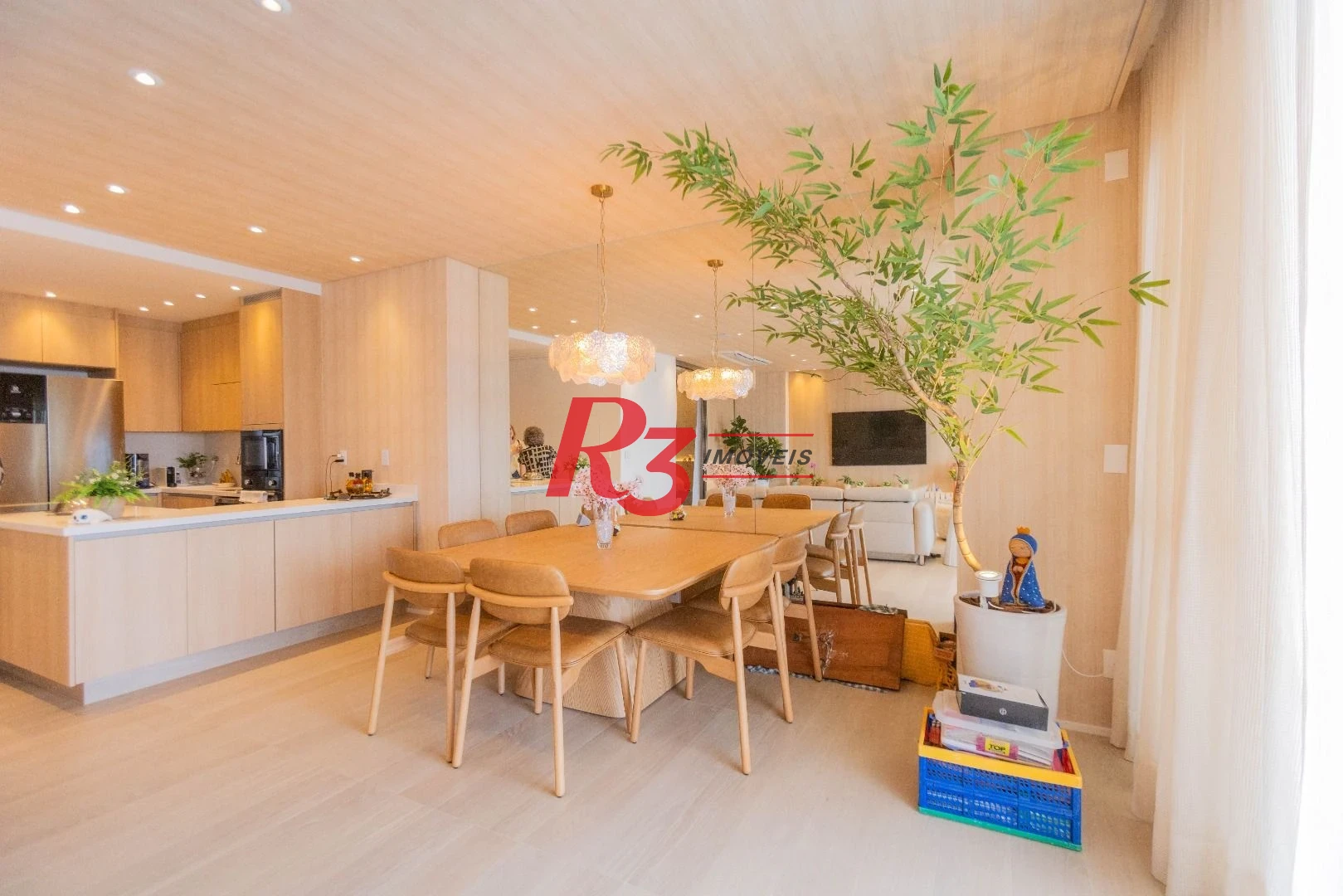 Apartamento com 1 dormitório à venda, 106 m² por R$ 2.200.000,00 - Aparecida - Santos/SP
