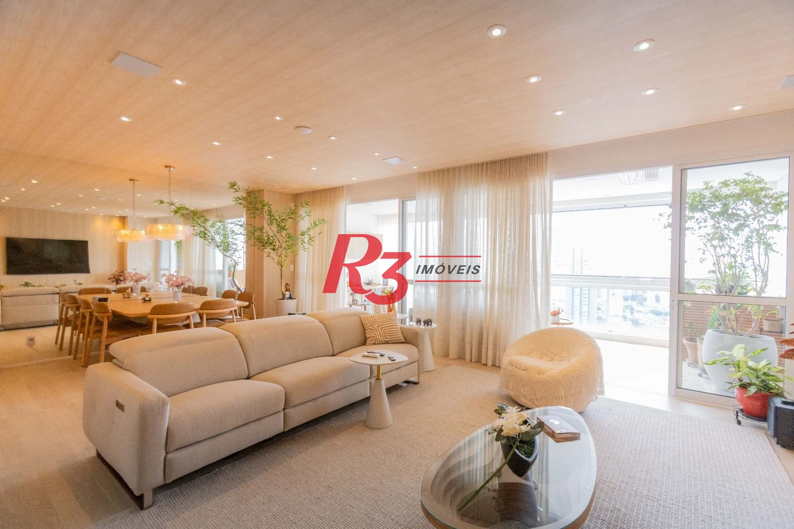 Apartamento com 1 dormitório à venda, 106 m² por R$ 2.200.000,00 - Aparecida - Santos/SP