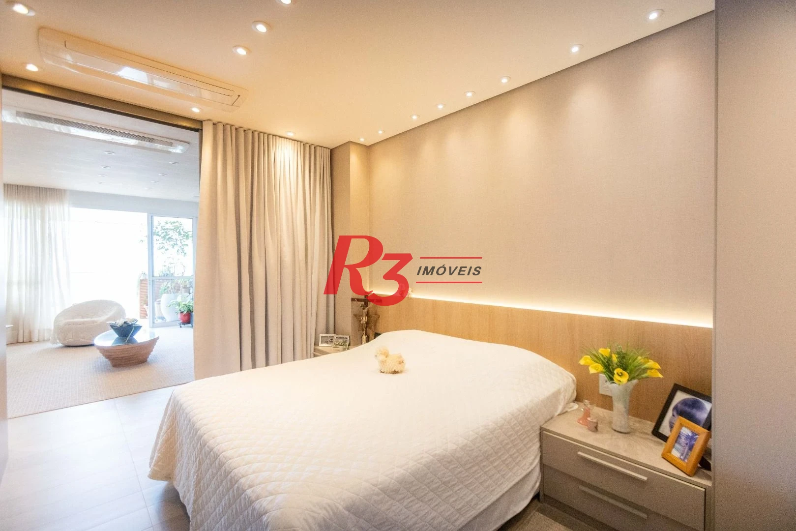 Apartamento com 1 dormitório à venda, 106 m² por R$ 2.200.000,00 - Aparecida - Santos/SP