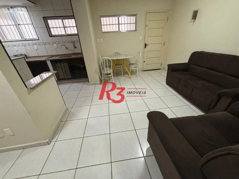 Apartamento com 2 dormitórios à venda, 67 m² por R$ 445.000,00 - Boqueirão - Santos/SP