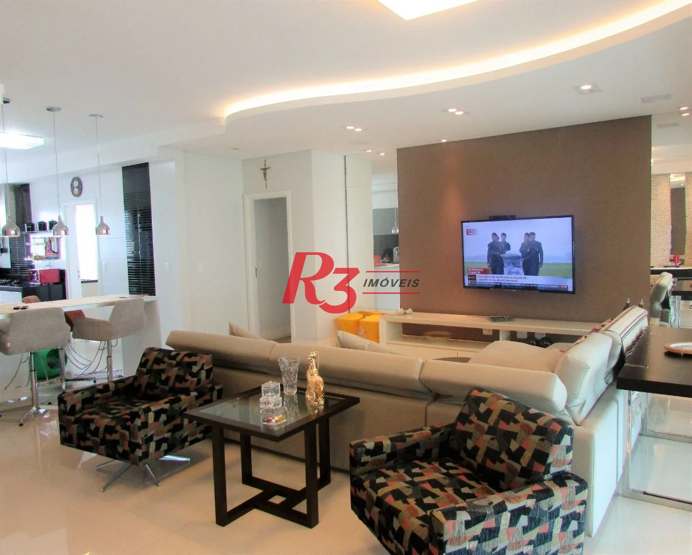 Apartamento com 3 dormitórios para alugar, 178 m² por R$ 19.000,00/mês - Gonzaga - Santos/SP