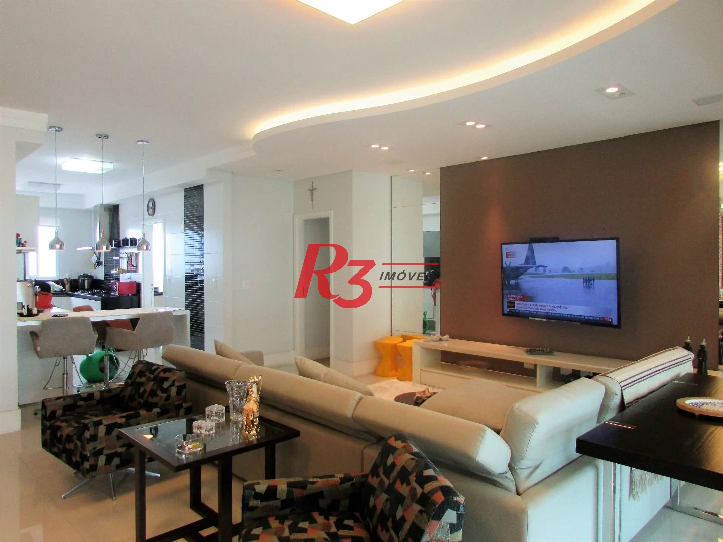 Apartamento com 3 dormitórios para alugar, 178 m² por R$ 19.000,00/mês - Gonzaga - Santos/SP
