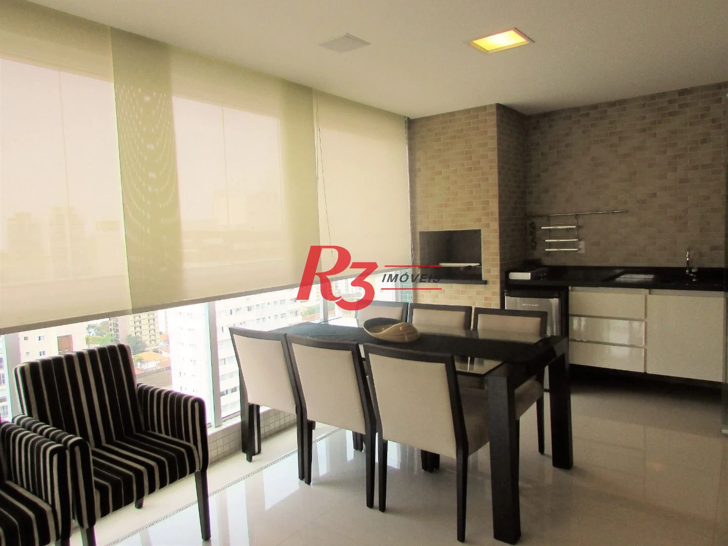 Apartamento com 3 dormitórios para alugar, 178 m² por R$ 19.000,00/mês - Gonzaga - Santos/SP