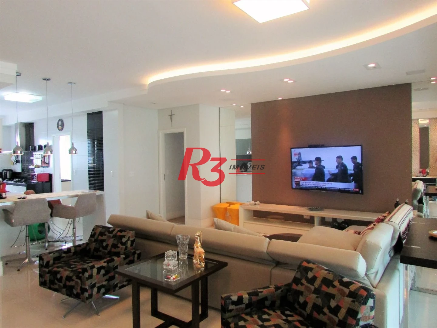 Apartamento com 3 dormitórios para alugar, 178 m² por R$ 19.000,00/mês - Gonzaga - Santos/SP