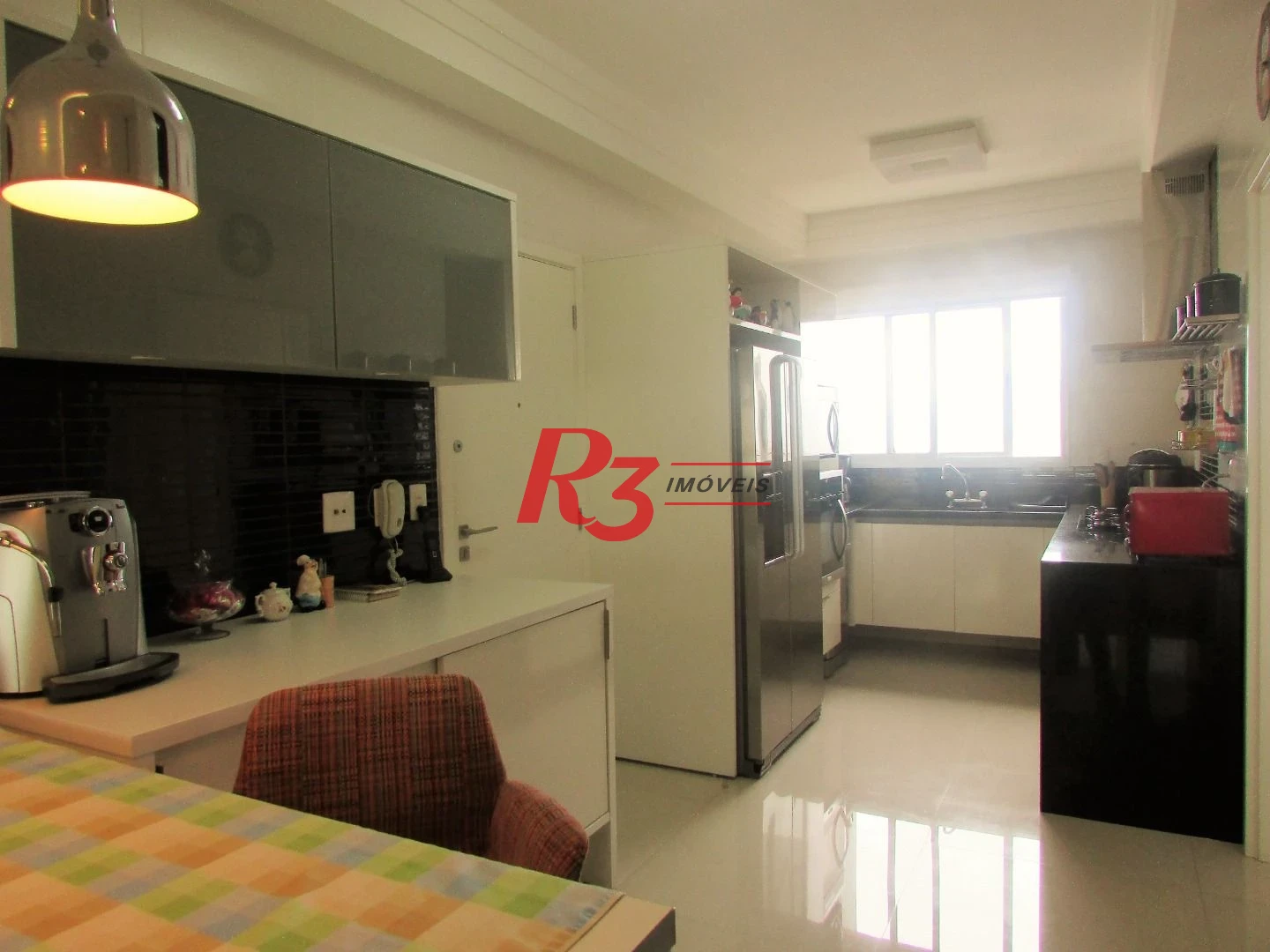 Apartamento com 3 dormitórios para alugar, 178 m² por R$ 19.000,00/mês - Gonzaga - Santos/SP