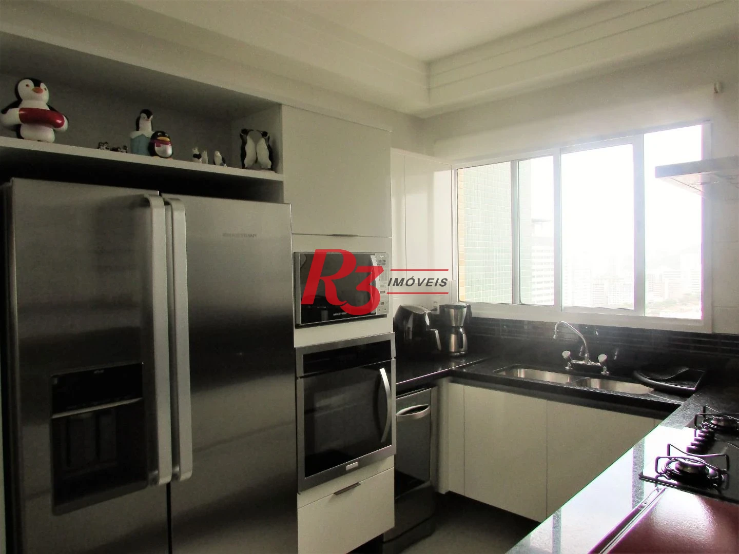 Apartamento com 3 dormitórios para alugar, 178 m² por R$ 19.000,00/mês - Gonzaga - Santos/SP