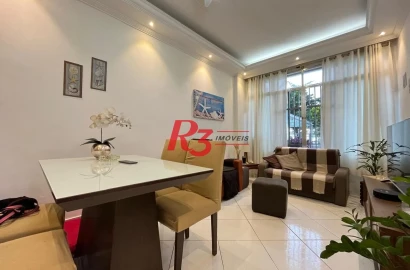 Apartamento à venda, 78 m² por R$ 557.000,00 - Embaré - Santos/SP