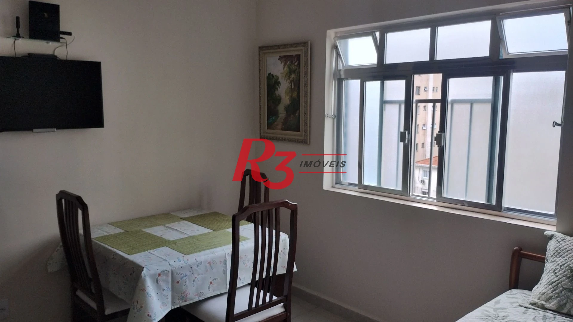 Apartamento com 1 dormitório para alugar, 57 m² por R$ 3.002,00/mês - José Menino - Santos/SP