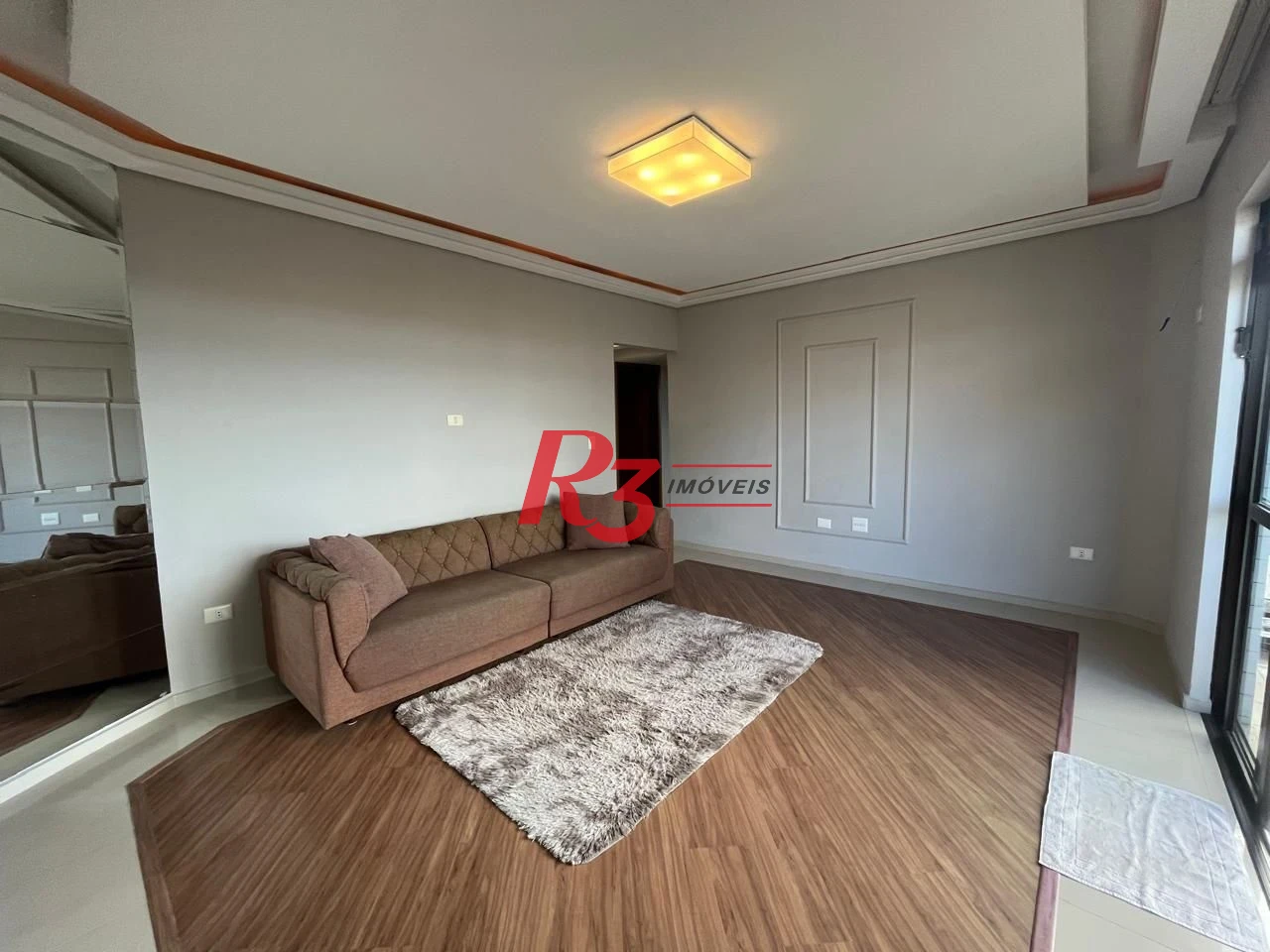 Apartamento com 3 dormitórios para alugar, 99 m² por R$ 5.871,92/mês - Boqueirão - Santos/SP