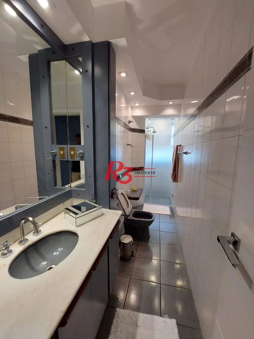 Apartamento à venda, 180 m² por R$ 1.400.000,00 - Gonzaga - Santos/SP