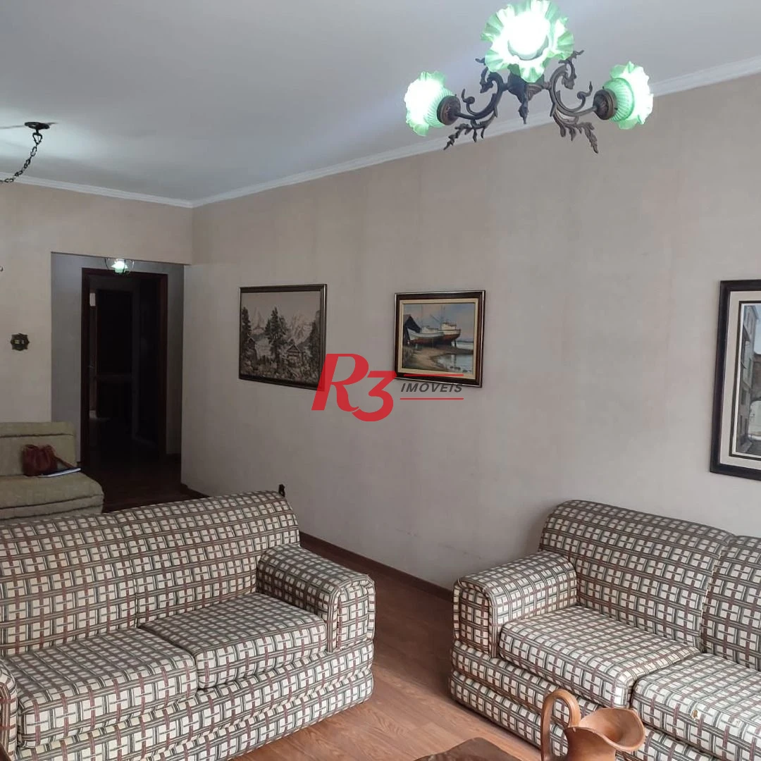 Apartamento com 3 dormitórios à venda, 127 m² por R$ 970.000,00 - Gonzaga - Santos/SP
