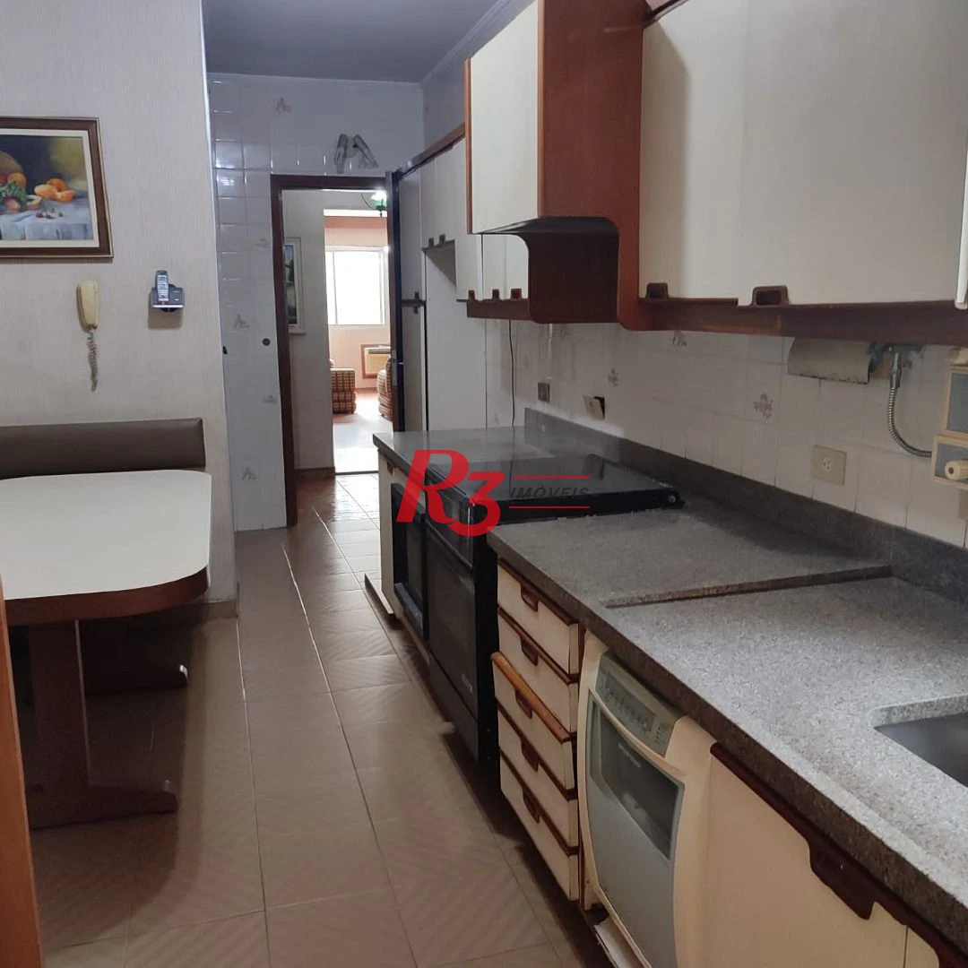 Apartamento com 3 dormitórios à venda, 127 m² por R$ 970.000,00 - Gonzaga - Santos/SP