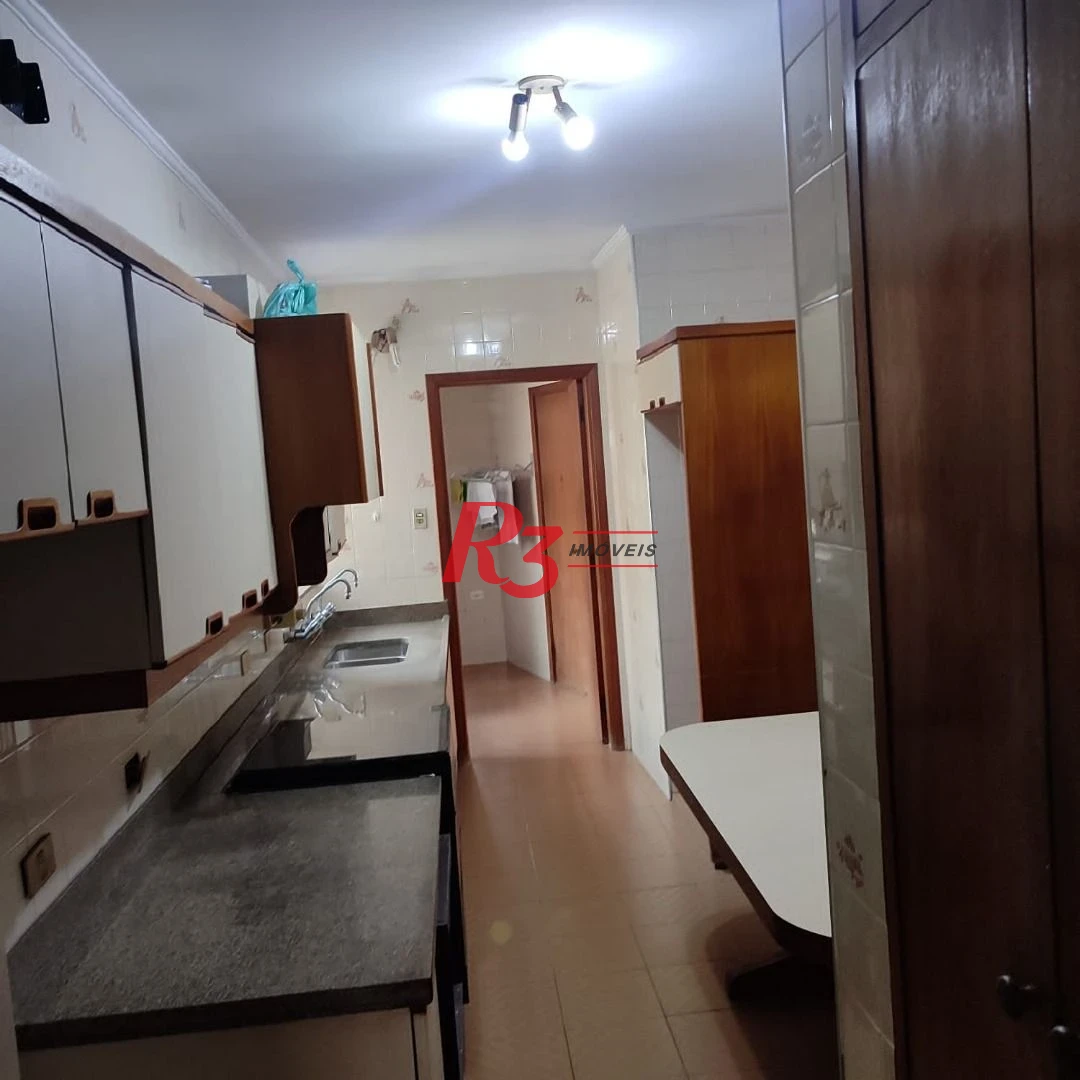 Apartamento com 3 dormitórios à venda, 127 m² por R$ 970.000,00 - Gonzaga - Santos/SP