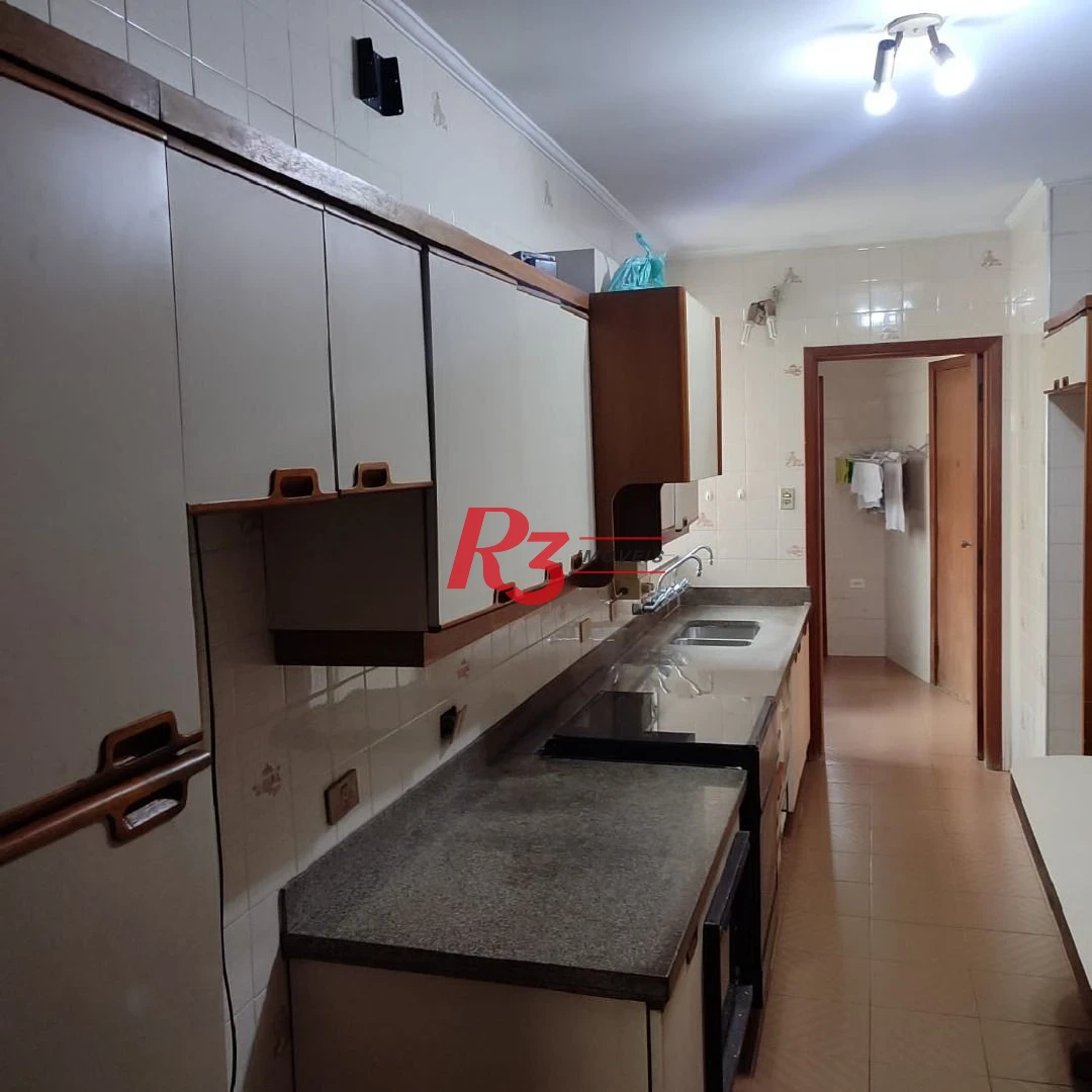Apartamento com 3 dormitórios à venda, 127 m² por R$ 970.000,00 - Gonzaga - Santos/SP