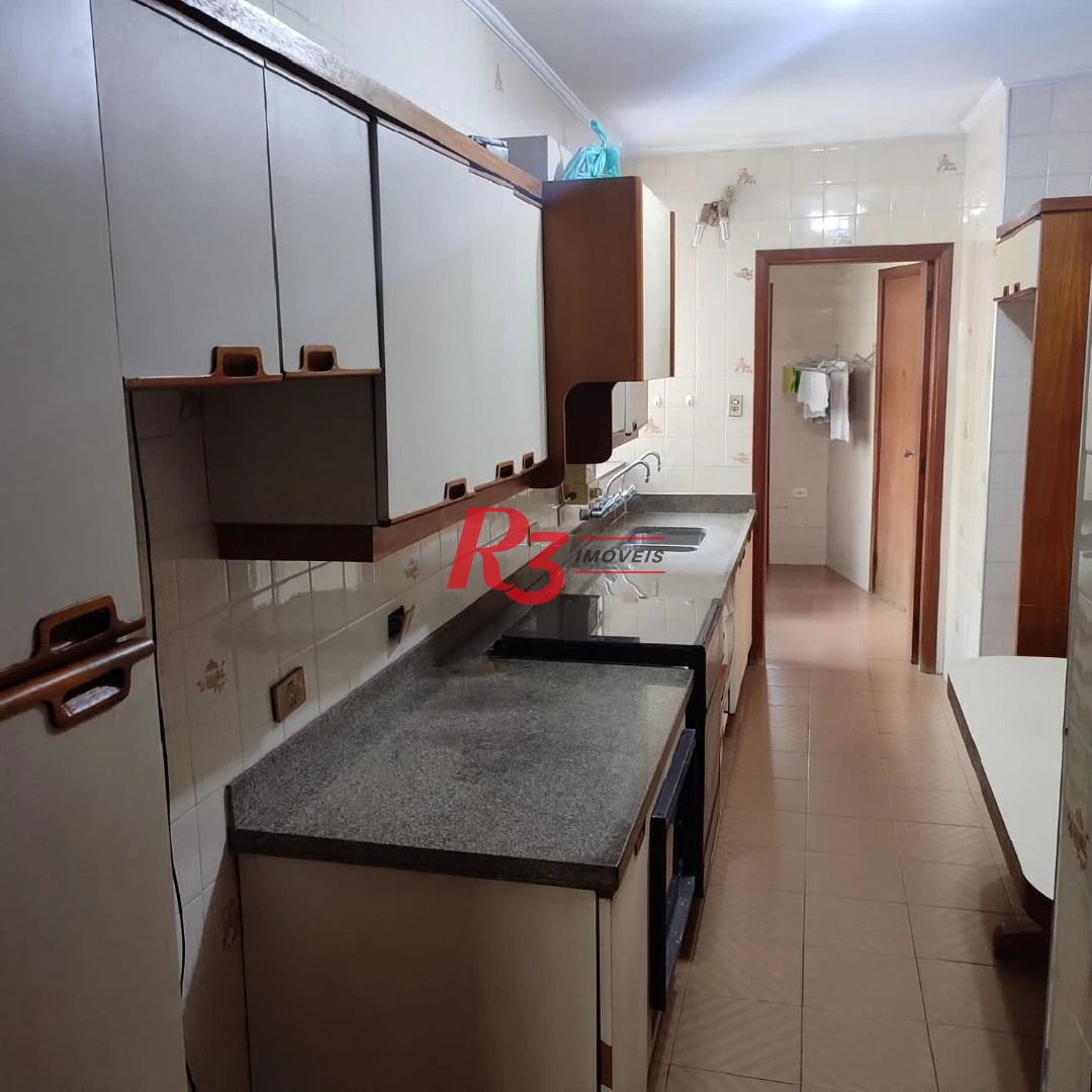 Apartamento com 3 dormitórios à venda, 127 m² por R$ 970.000,00 - Gonzaga - Santos/SP