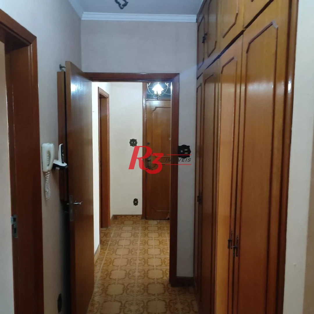 Apartamento com 3 dormitórios à venda, 127 m² por R$ 970.000,00 - Gonzaga - Santos/SP
