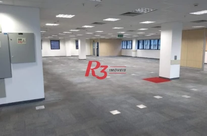 Andar Corporativo para alugar, 544 m² - Gonzaga - Santos/SP