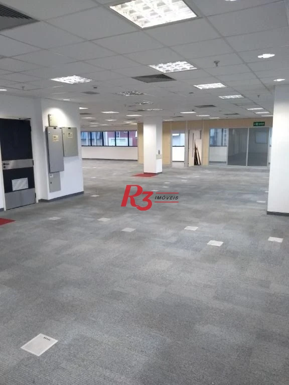 Andar Corporativo para alugar, 544 m² - Gonzaga - Santos/SP