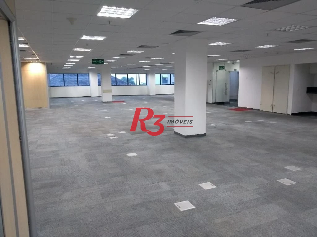 Andar Corporativo para alugar, 544 m² - Gonzaga - Santos/SP