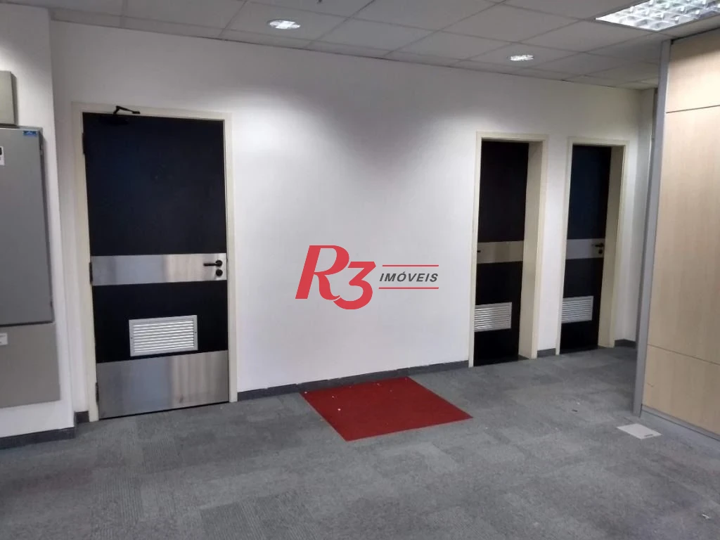 Andar Corporativo para alugar, 544 m² - Gonzaga - Santos/SP