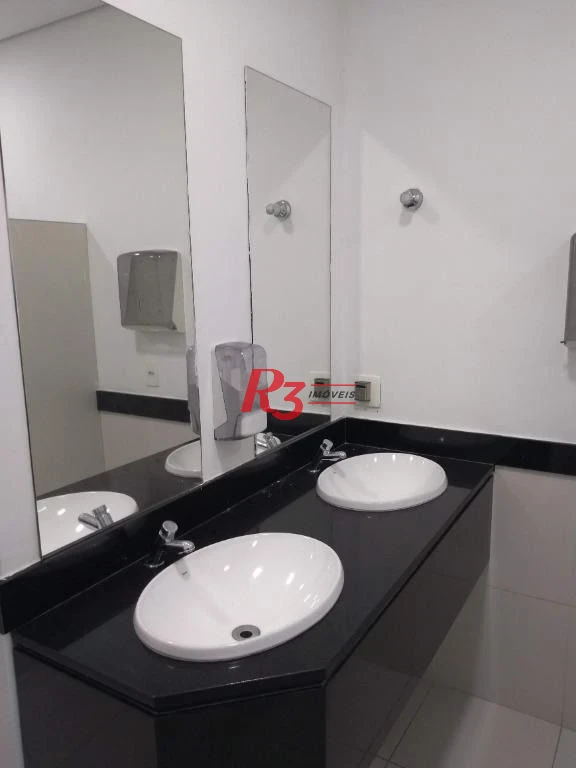 Andar Corporativo para alugar, 544 m² - Gonzaga - Santos/SP