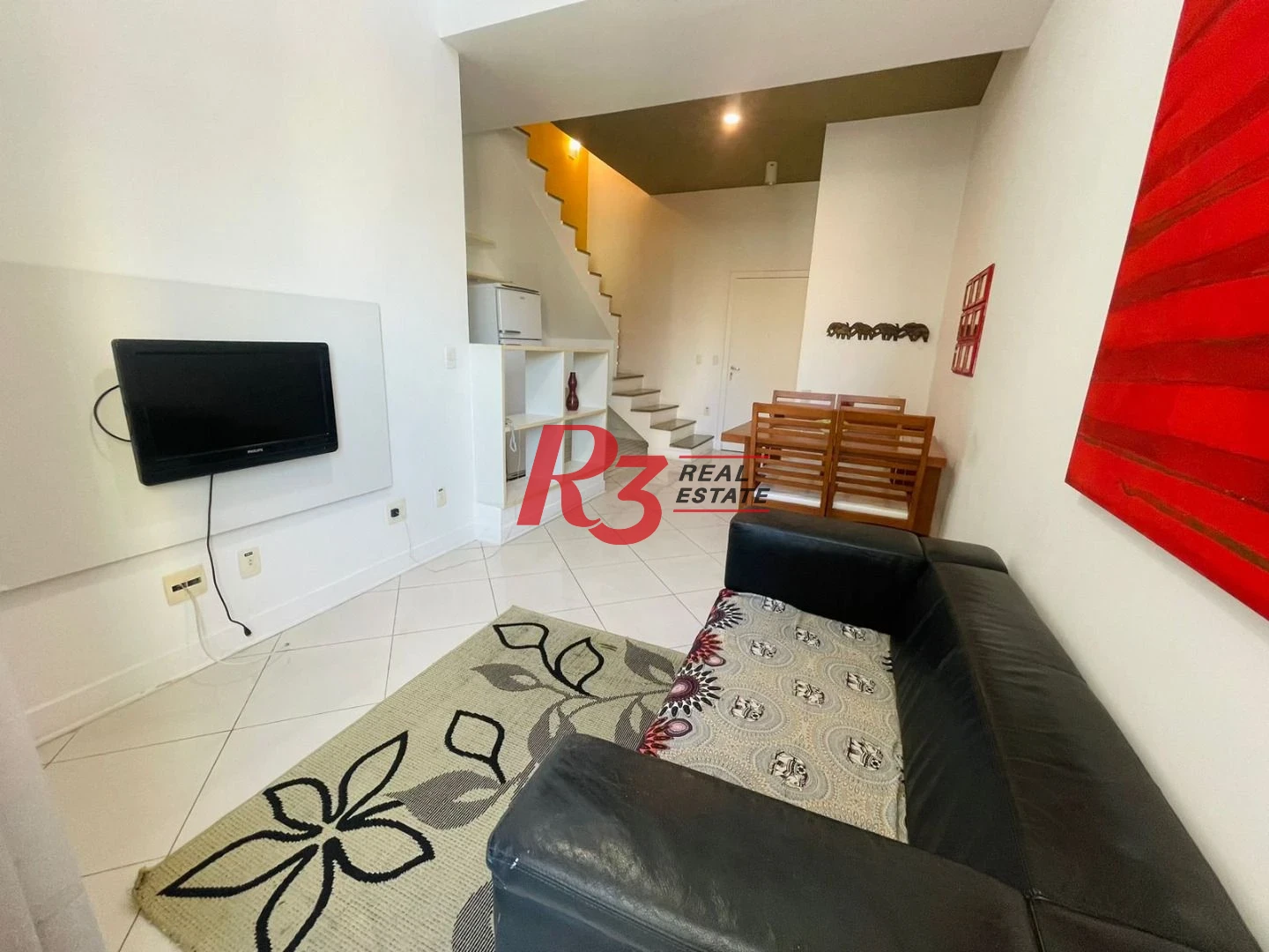 Apartamento Duplex com 2 dormitórios à venda, 80 m² por R$ 800.000,00 - Gonzaga - Santos/SP