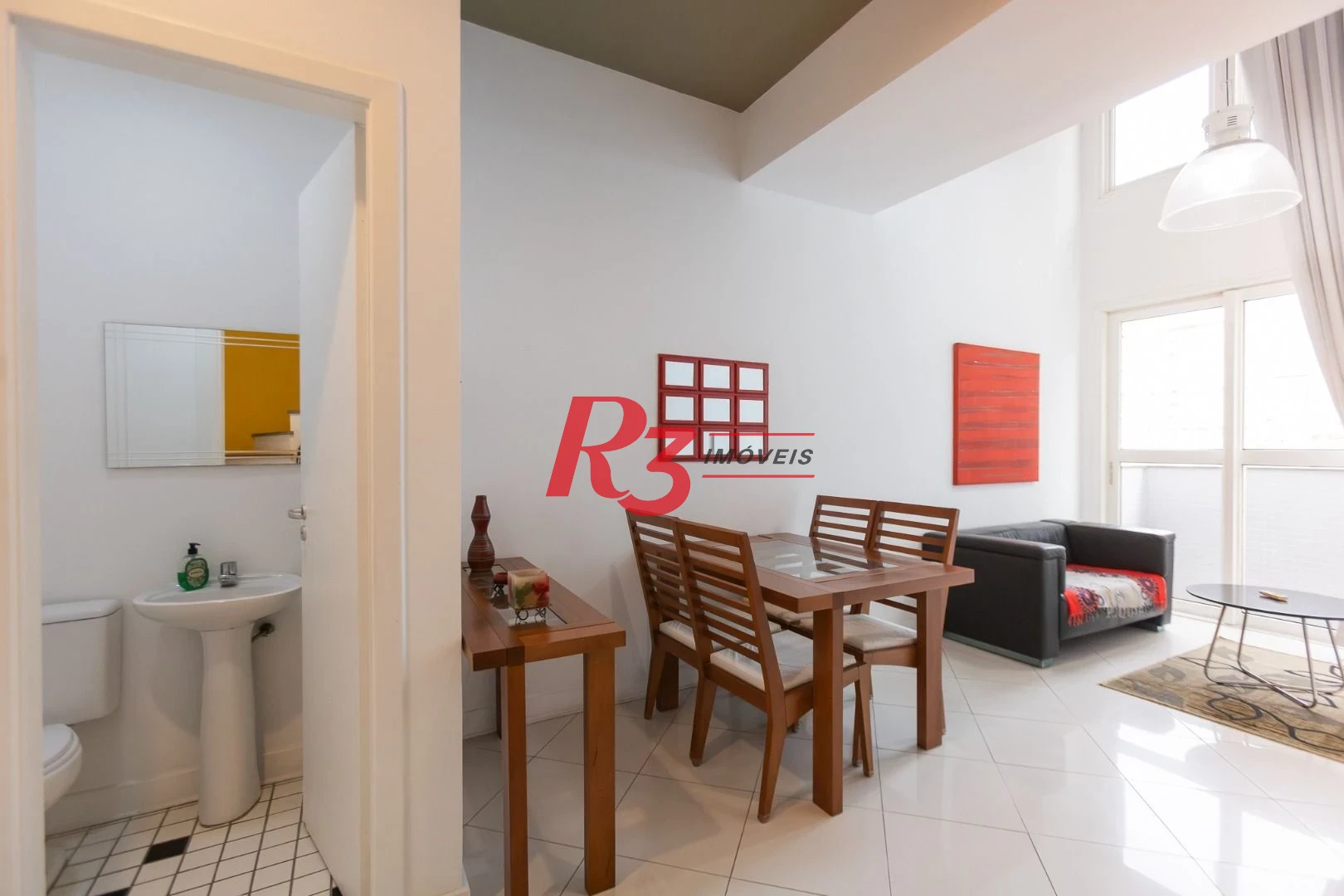 Apartamento Duplex com 2 dormitórios à venda, 80 m² por R$ 800.000,00 - Gonzaga - Santos/SP
