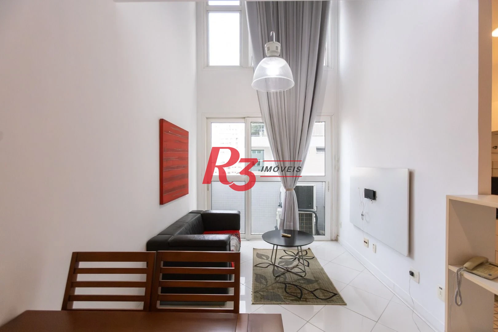Apartamento Duplex com 2 dormitórios à venda, 80 m² por R$ 800.000,00 - Gonzaga - Santos/SP