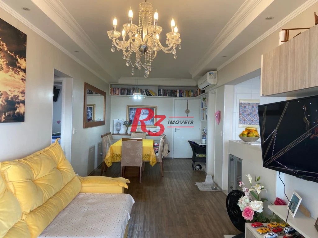 Apartamento com 2 dormitórios à venda, 84 m² - Boqueirão - Santos/SP