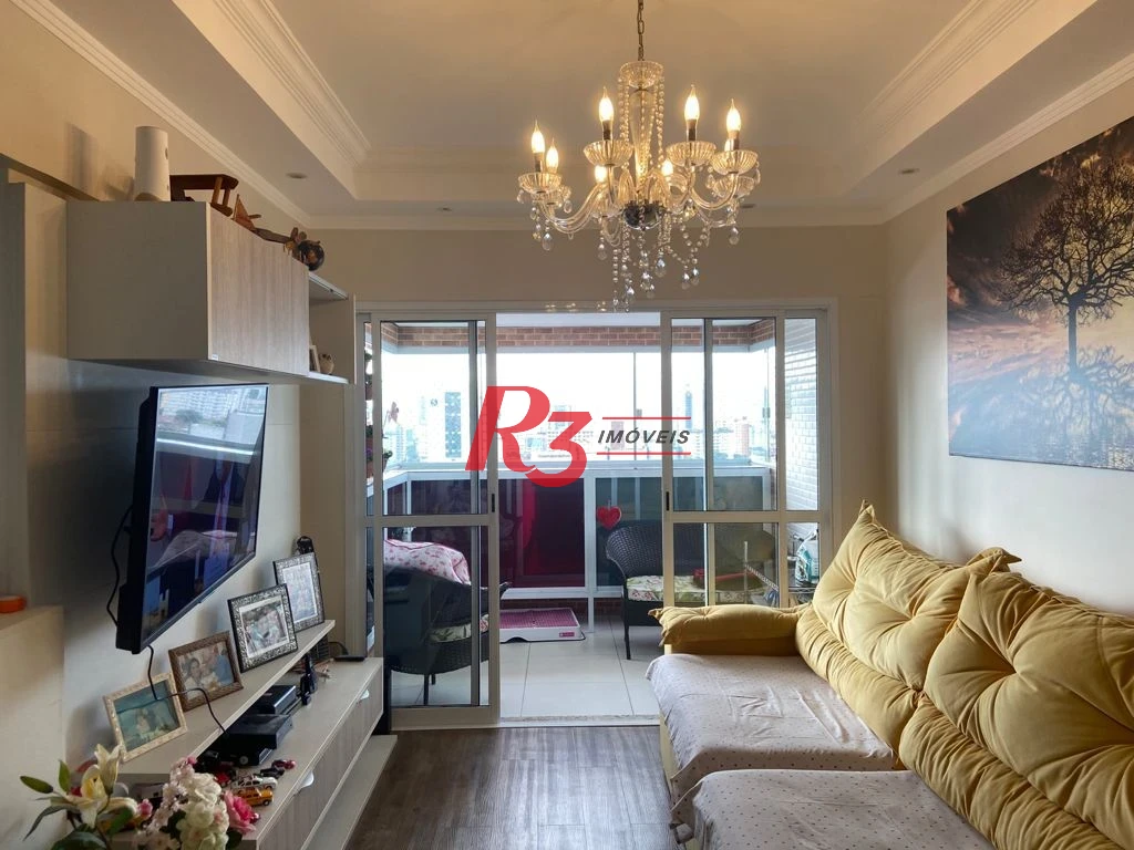 Apartamento com 2 dormitórios à venda, 84 m² - Boqueirão - Santos/SP