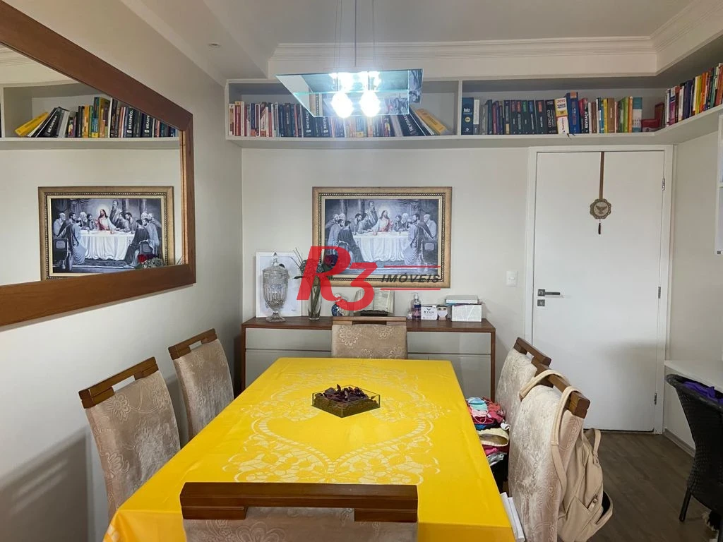 Apartamento com 2 dormitórios à venda, 84 m² - Boqueirão - Santos/SP