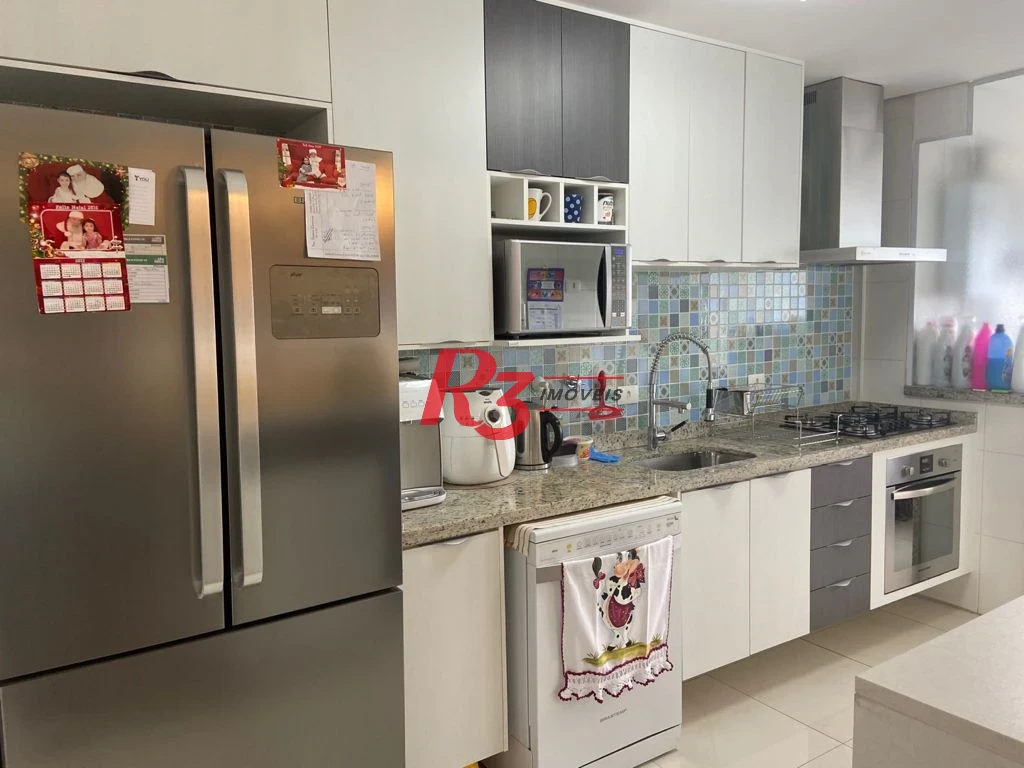 Apartamento com 2 dormitórios à venda, 84 m² - Boqueirão - Santos/SP