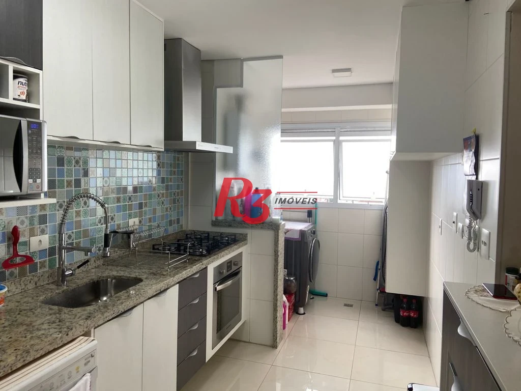 Apartamento com 2 dormitórios à venda, 84 m² - Boqueirão - Santos/SP