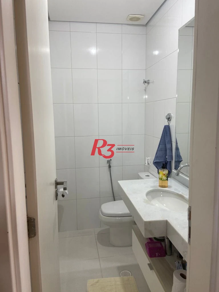 Apartamento com 2 dormitórios à venda, 84 m² - Boqueirão - Santos/SP
