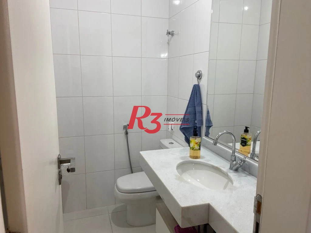 Apartamento com 2 dormitórios à venda, 84 m² - Boqueirão - Santos/SP